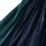 Autumn New Color Temperament Elegant Map Print 100-Folded Skirt Female High-Waist Long Skirt 2125