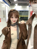 Three Sets Of Women's Autumn And Winter New Suit And Skin Jacket + Inside The Bottom Top + Thin Latter Half-Dress