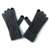 Cashmere 2026 Autumn And Winter New Men's And Women's Universal Touch ³é³é³é³éSů Riding Windproof Knitted Five-Fingling Gloves