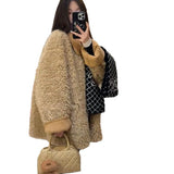 2026 Winter New Two Sides Wearing Lamb Fur Coat Women's Long Fur Integrated Locomotive Clothing Thicken Warm Coat