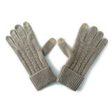 Cashmere 2026 Autumn And Winter New Men's And Women's Universal Touch ³é³é³é³éSů Riding Windproof Knitted Five-Fingling Gloves