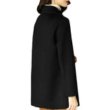 2026 Autumn And Winter New Hepburn Wind Coat Long Repair Slim Thin Doll Collar Small Hair Coat Woman