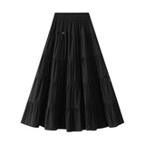Cake Skirt Half Skirt Woman Spring 2025 New Bow High-Waisted Umbrella Skirt Skirt Dress Skirt 9077