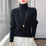 Big Explosion Wool Blending 2026 Autumn And Winter Women's Heap Of Simple Short-Case Knitted Bottom Sweater