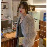 2025 Autumn And Winter New Toka Imitation Fox Net Red Young Korean Fur Women Winter Short Hair Short Coat