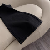 Black Plus Velvet Micro-Horn Jeans Women 2025 Autumn And Winter Trend New High-Rise Slim Slim Elastic Trumpet Pants