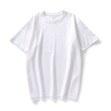 100% Cotton Breathable 2026 Spring And Summer Women's New Loose Round-Neck Short Pair Of Men And Women's Short-Sleeved T-Shirt