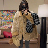 2026 Winter New Two Sides Wearing Lamb Fur Coat Women's Long Fur Integrated Locomotive Clothing Thicken Warm Coat