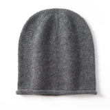 Cashmere 2026 Autumn And Winter New Women's High-End Solid Color Knitting Thick To Keep Warm Fashion Cloud Flowers Casual Hat